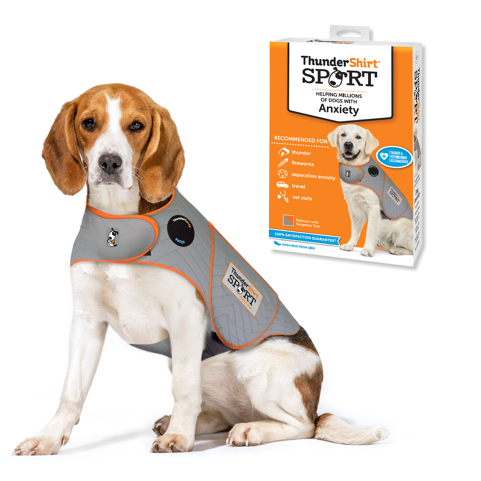 ThunderShirt for Dogs Platinum Sport - Dog Anxiety