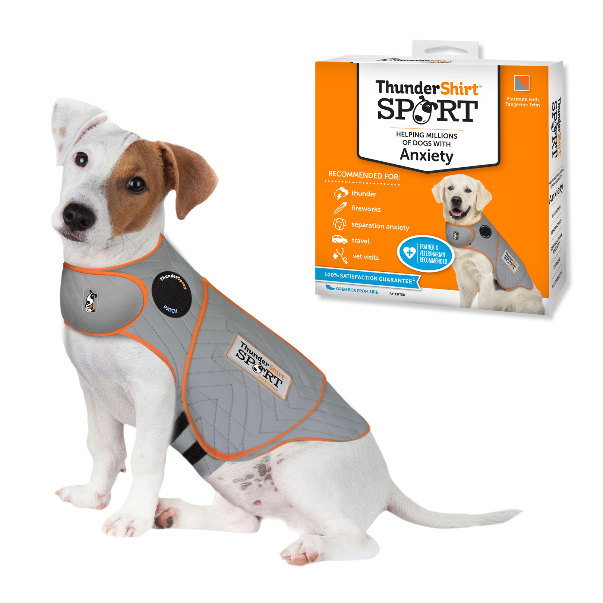 ThunderShirt for Dogs Platinum Sport - Dog Anxiety