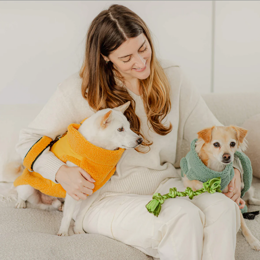 Zip Up Sherpa Vest: Black