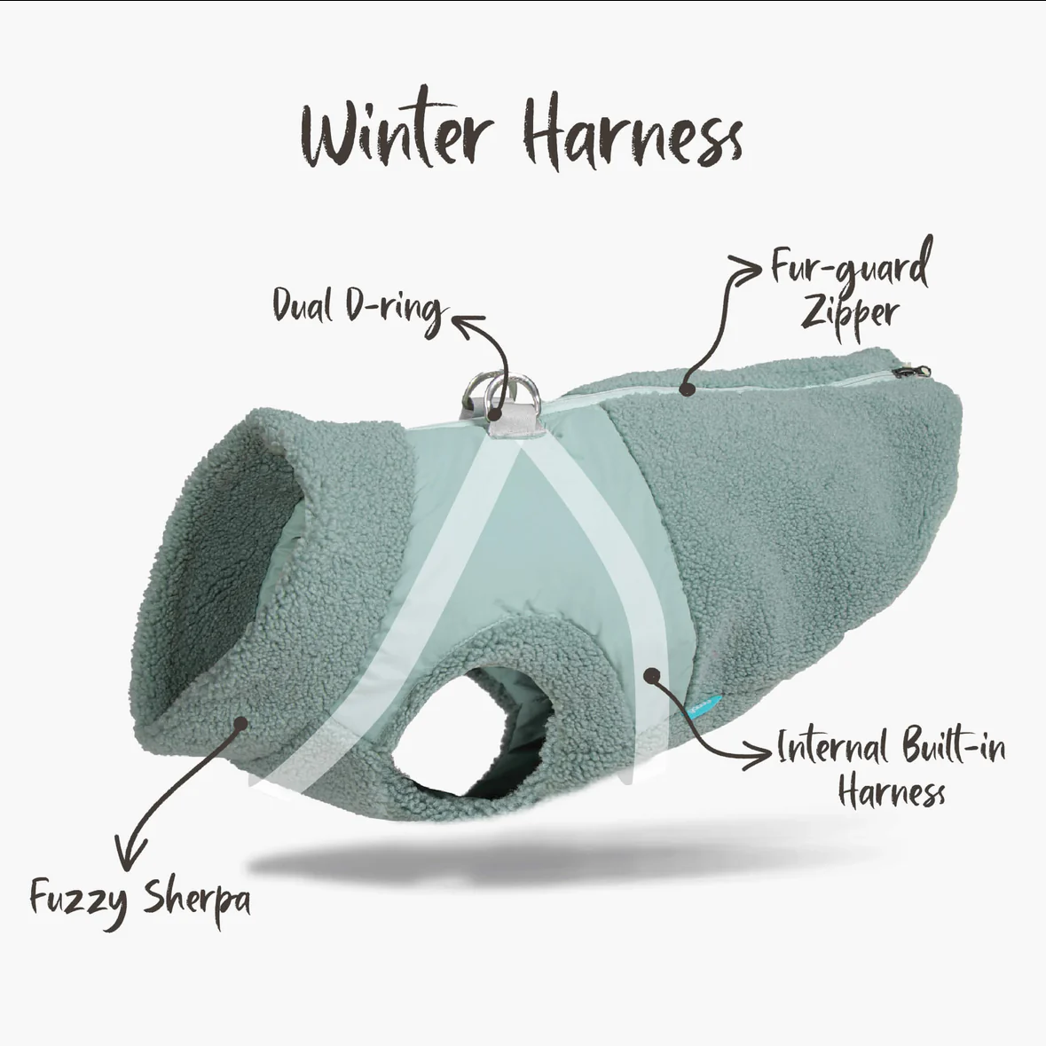 Zip Up Sherpa Vest: Black