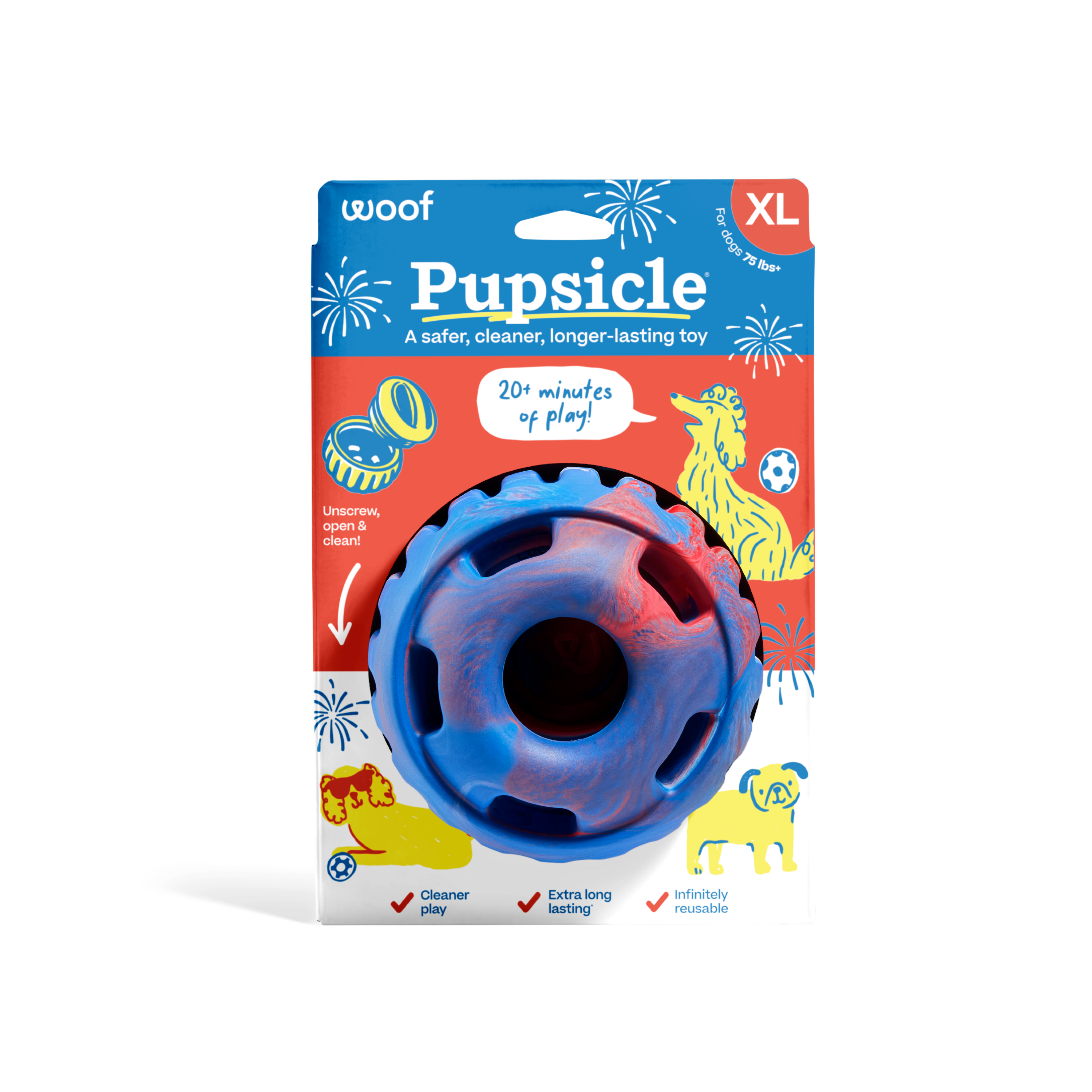 Tie Dye Pupsicle: Extra Large