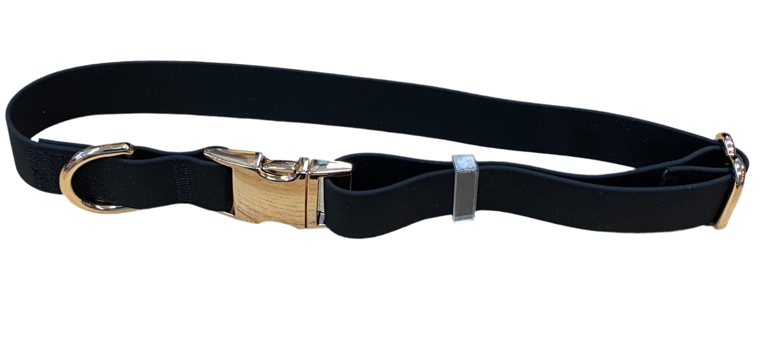 Black Waterproof Dog Collar