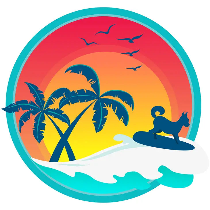 Surfer Dog Trucker Hat for Dogs