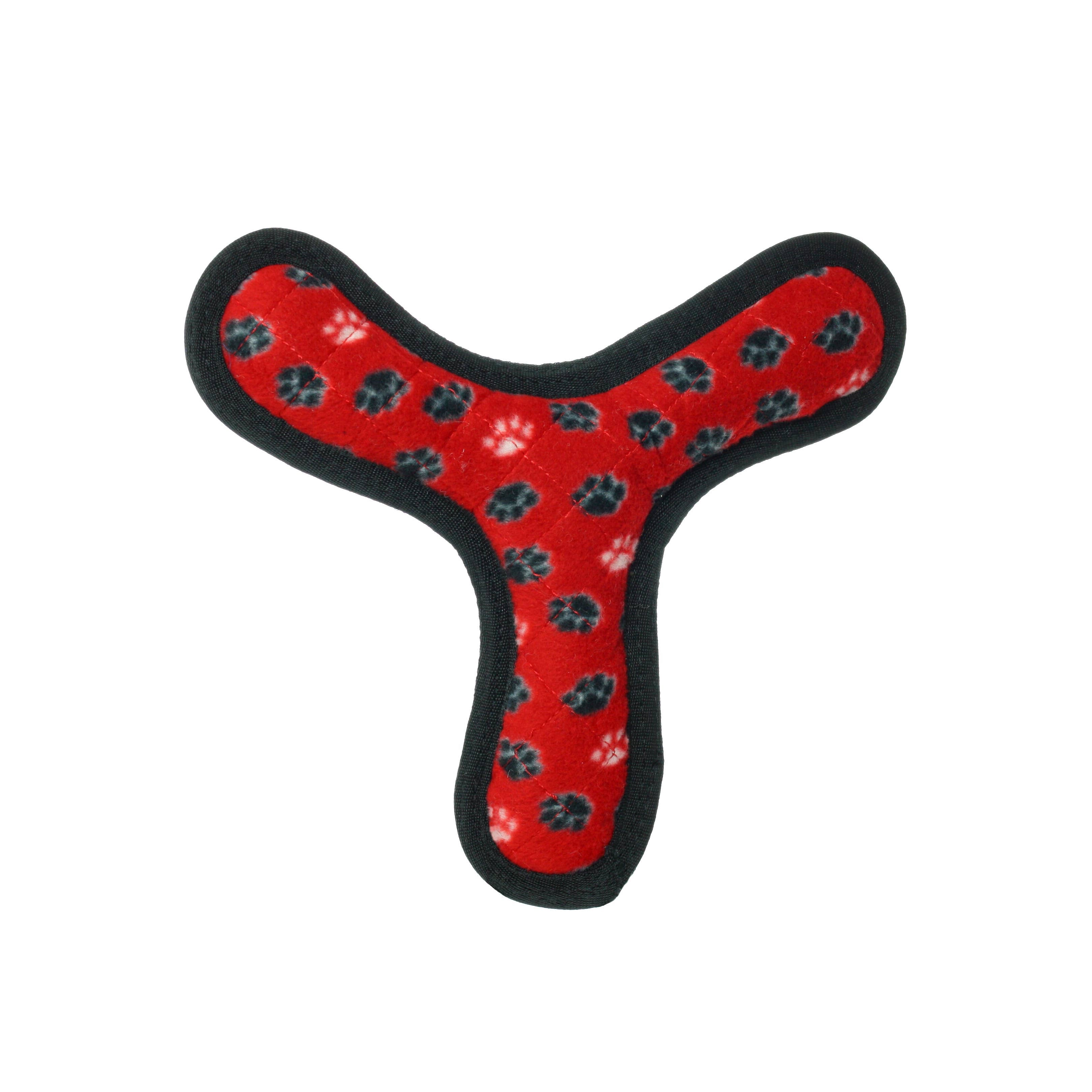 Tuffy Ultimate Boomerang - Red Paw, Squeaky Dog Toy
