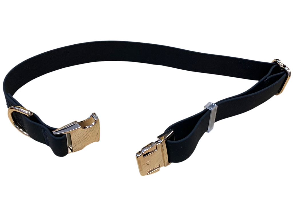 Black Waterproof Dog Collar