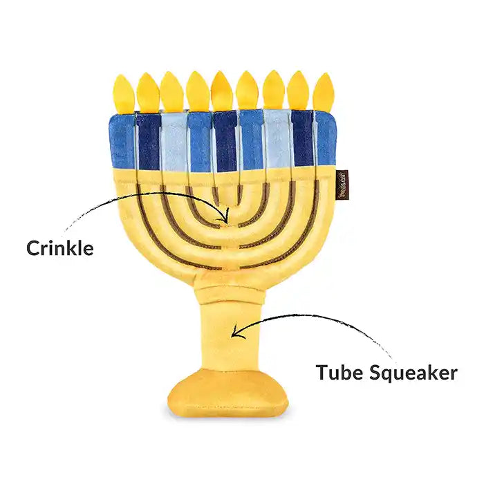 Paw-nukkah Menorah Dog Toy