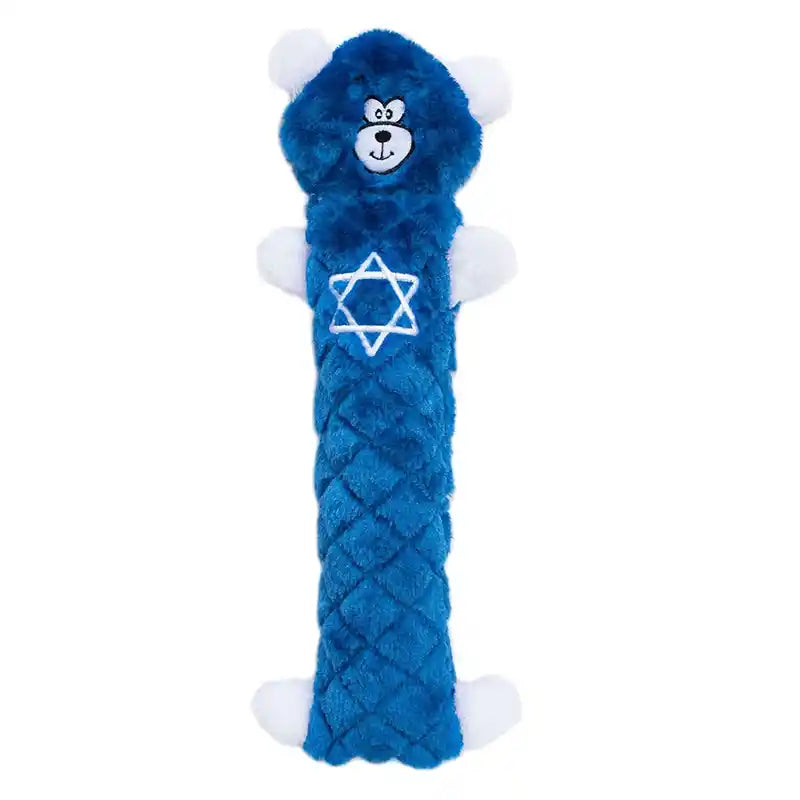 Hanukkah Jigglerz® - Blue Bear - Holiday Dog Toy