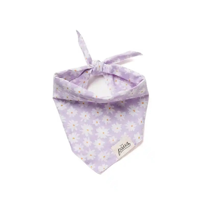 Lavender Daisy Pet Bandana