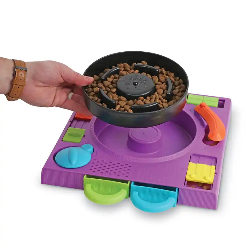 Dj Turntable Dog Puzzle Feeder