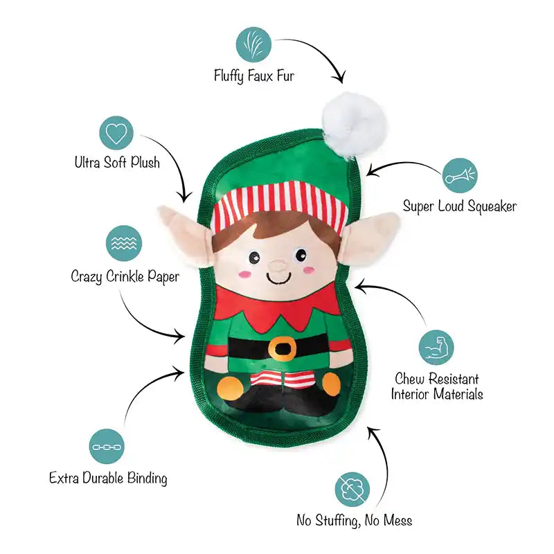 Durable Elf Dog Toy