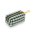 Evergreen Gingham Poop Bag Dispenser