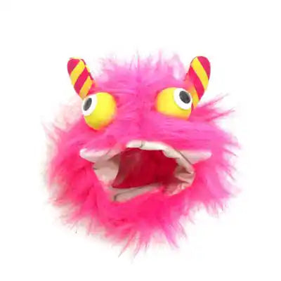 Furry Monster Hat - Pink