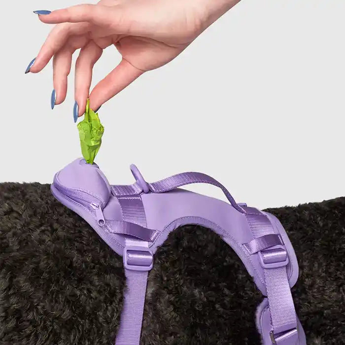 Everything Neoprene Harness with Built-in Poo Bag Dispenser