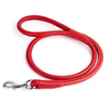 6'L Leather Rounded Dog Leash